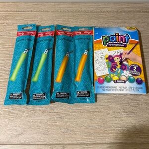 Glow Sticks and Paint by Number Set